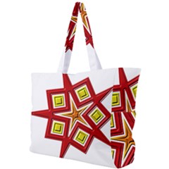 Pattern Tile Decorative Design Star Simple Shoulder Bag