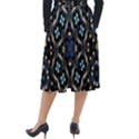 Tile Background Image Pattern Patterns Classic Velour Midi Skirt  View2