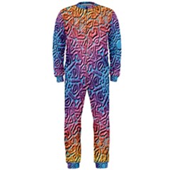 Background Pattern Texture Onepiece Jumpsuit (men)  by Pakrebo