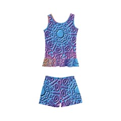 Background Pattern Texture Kids  Boyleg Swimsuit