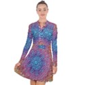 Background Pattern Texture Long Sleeve Panel Dress View1