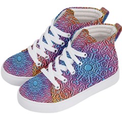 Background Pattern Texture Kids  Hi-top Skate Sneakers by Pakrebo