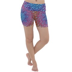 Background Pattern Texture Lightweight Velour Yoga Shorts