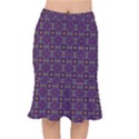 Tile Pattern Background Image Purple Mermaid Skirt View1