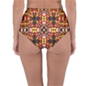 Tile Background Image Creativity Reversible High-Waist Bikini Bottoms View4