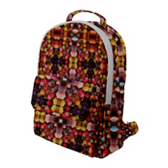 Tile Background Image Creativity Flap Pocket Backpack (large)