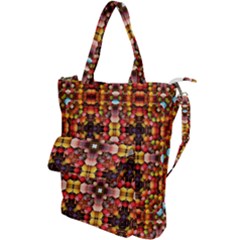 Tile Background Image Creativity Shoulder Tote Bag