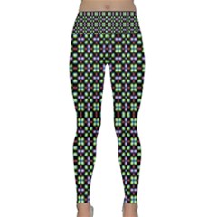 Background Image Pattern Lightweight Velour Classic Yoga Leggings by Pakrebo