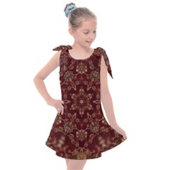 Image Background Pattern Kids  Tie Up Tunic Dress by Pakrebo