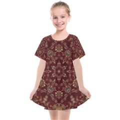 Image Background Pattern Kids  Smock Dress