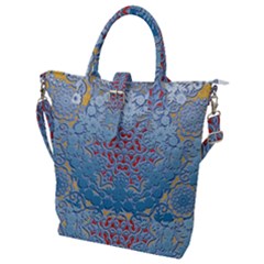 Pattern Background Pattern Buckle Top Tote Bag