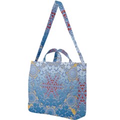 Pattern Background Pattern Square Shoulder Tote Bag