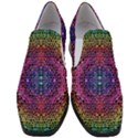 Background Image Decorative Slip On Heel Loafers View1