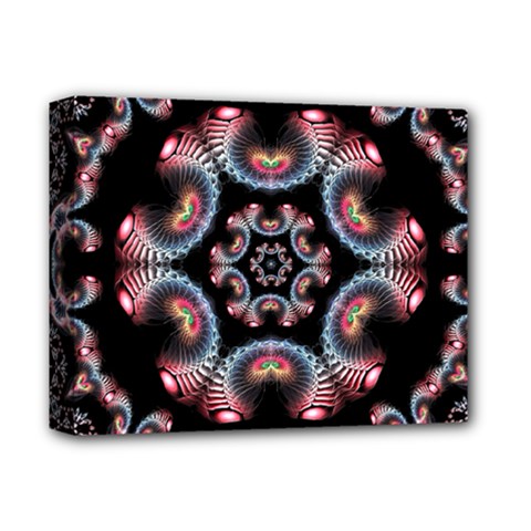 Ornament Kaleidoscope Deluxe Canvas 14  X 11  (stretched) by Pakrebo