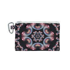 Ornament Kaleidoscope Canvas Cosmetic Bag (small)