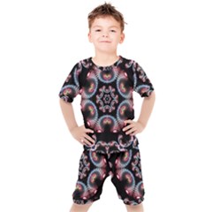 Ornament Kaleidoscope Kids  Tee And Shorts Set