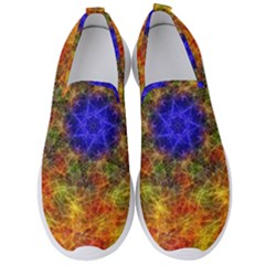 Background Image Tile Abstract Men s Slip On Sneakers