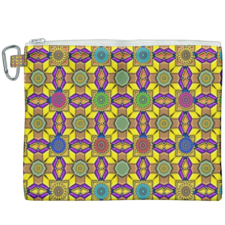 Background Image Geometric Canvas Cosmetic Bag (XXXL)