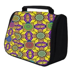 Background Image Geometric Full Print Travel Pouch (small)