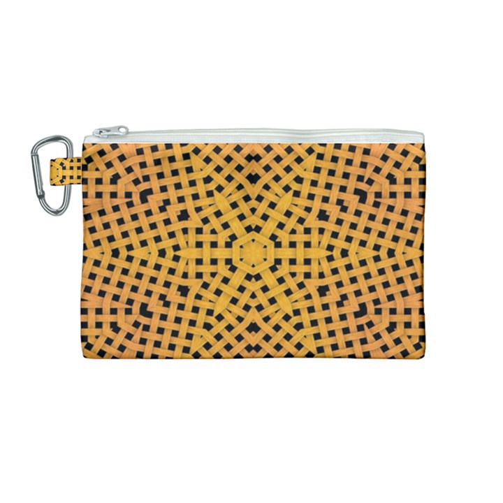 Background Pattern Structure Canvas Cosmetic Bag (Medium)