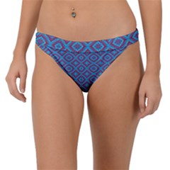 Background  Geometric Pattern Band Bikini Bottom