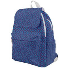 Background  Geometric Pattern Top Flap Backpack