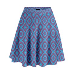 Background  Geometric Pattern High Waist Skirt by Pakrebo