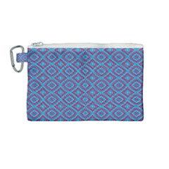 Background  Geometric Pattern Canvas Cosmetic Bag (medium)