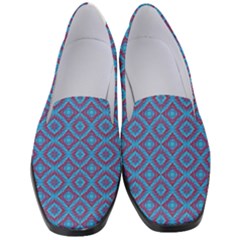 Background  Geometric Pattern Women s Classic Loafer Heels