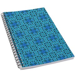 Background Image Tile Pattern Blue 5 5  X 8 5  Notebook