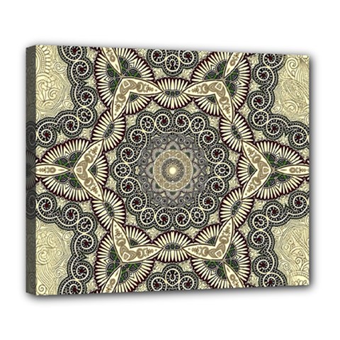 Surreal Design Graphic Pattern Deluxe Canvas 24  X 20  (stretched) by Pakrebo