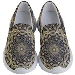 Surreal Design Graphic Pattern Kids  Lightweight Slip Ons