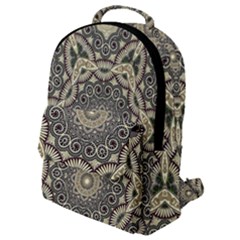 Surreal Design Graphic Pattern Flap Pocket Backpack (small)