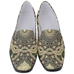 Surreal Design Graphic Pattern Women s Classic Loafer Heels