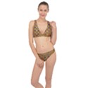 Background Image Tile Pattern Classic Banded Bikini Set  View1