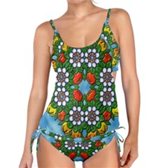 Mandala Background Colorful Pattern Tankini Set by Pakrebo