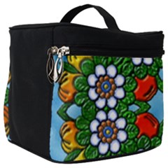 Mandala Background Colorful Pattern Make Up Travel Bag (big)