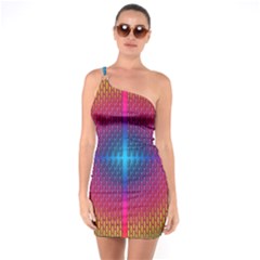 Background Pattern Structure One Soulder Bodycon Dress by Pakrebo