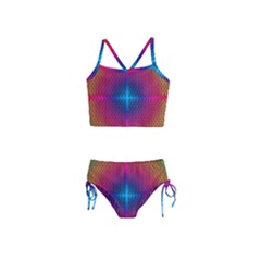 Background Pattern Structure Girls  Tankini Swimsuit