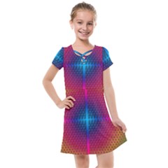 Background Pattern Structure Kids  Cross Web Dress