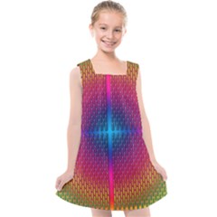 Background Pattern Structure Kids  Cross Back Dress