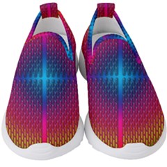 Background Pattern Structure Kids  Slip On Sneakers