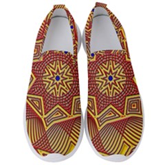 Tile Background Pattern Backgrounds Men s Slip On Sneakers