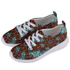 Fractal Background Colorful Graphic Women s Lightweight Sports Shoes