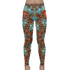 Fractal Background Colorful Graphic Lightweight Velour Classic Yoga Leggings