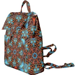 Fractal Background Colorful Graphic Buckle Everyday Backpack