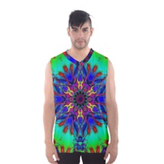 Fractal Art Pictures Digital Art Men s Basketball Tank Top by Pakrebo