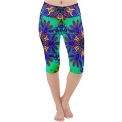 Fractal Art Pictures Digital Art Lightweight Velour Cropped Yoga Leggings