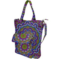 Farbenpracht Kaleidoscope Shoulder Tote Bag by Pakrebo