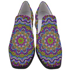 Farbenpracht Kaleidoscope Slip On Heel Loafers